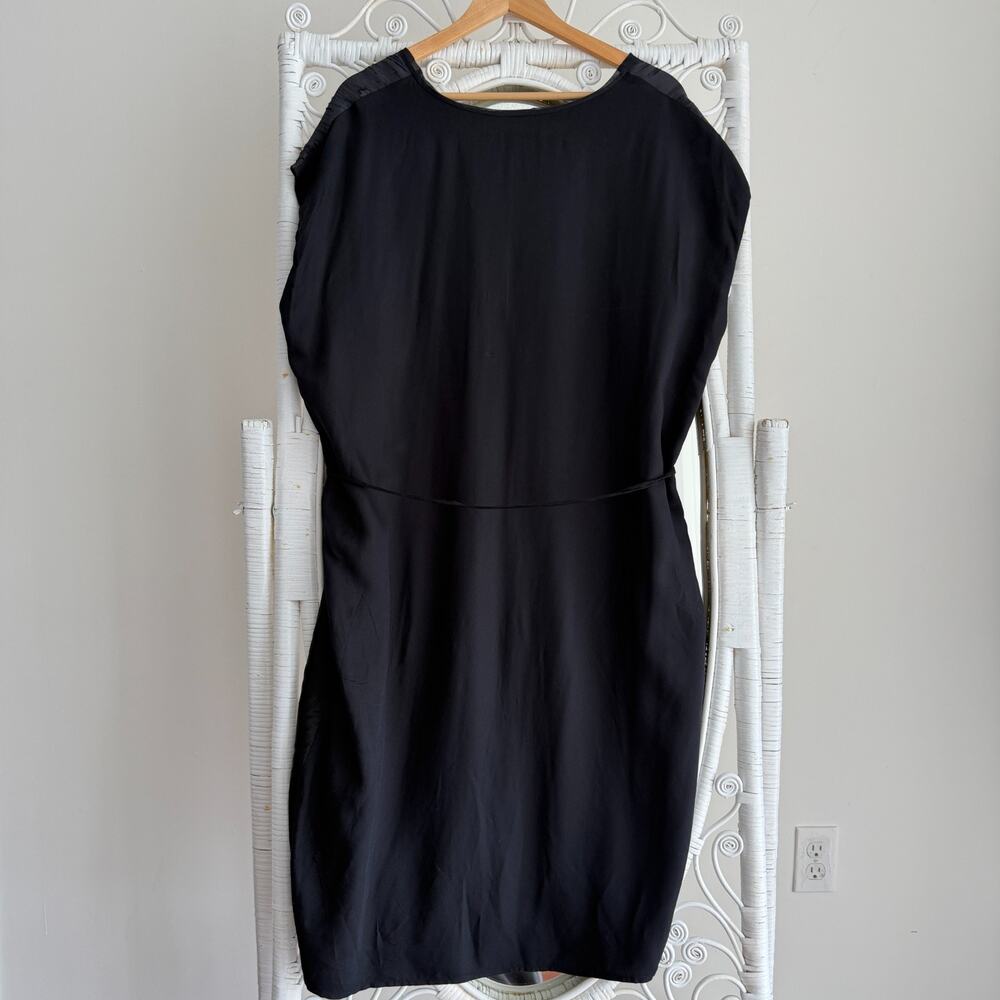 Pas de Calais Tunic Dress One Size Black Burnout Textured Crinkled Avant Garde - Picture 3 of 13